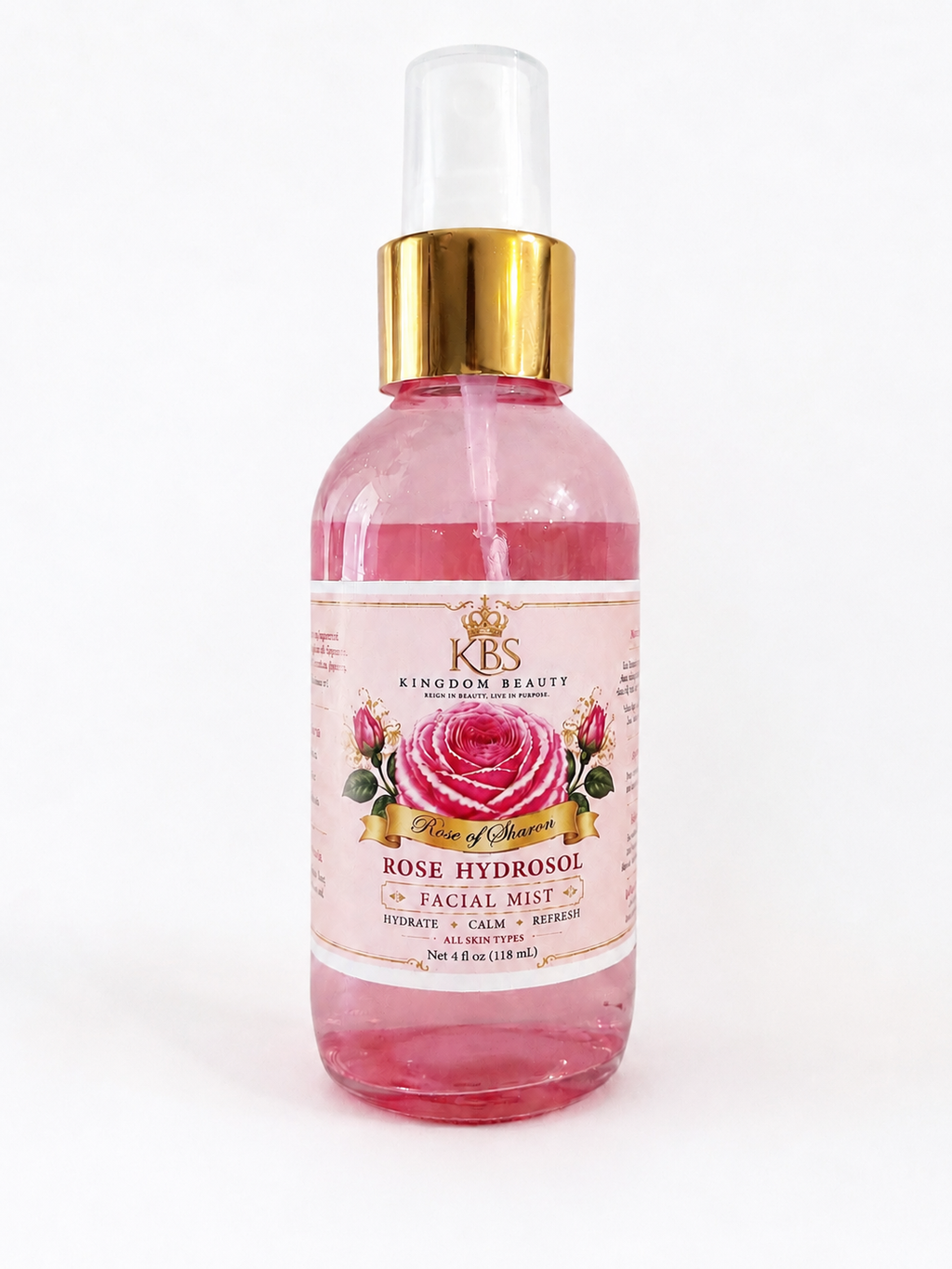 Rose of Sharon Rose Hydrosol Facial Mist – 4 oz