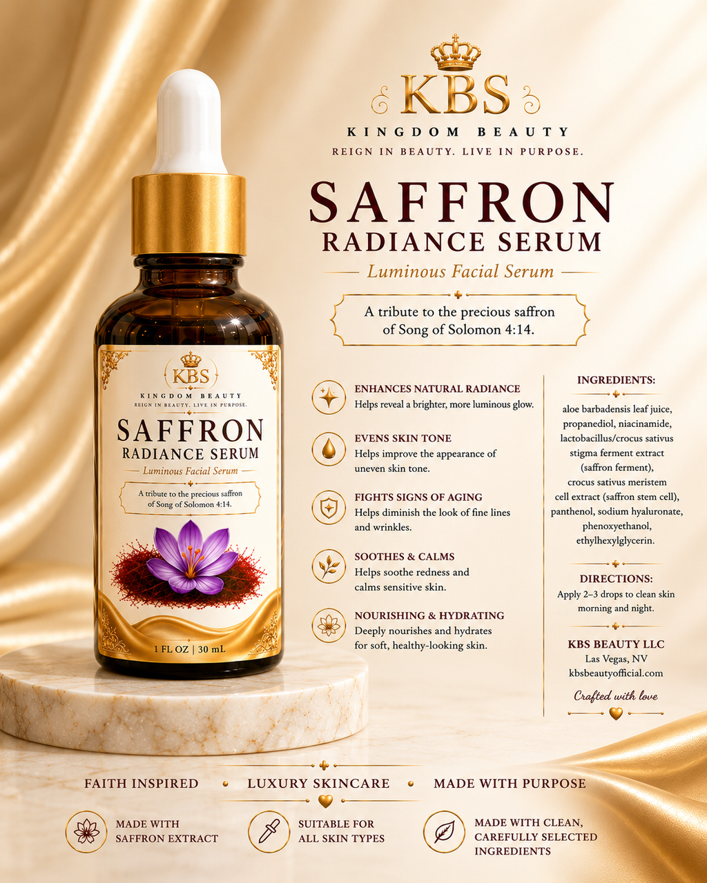 Saffron Radiance Serum